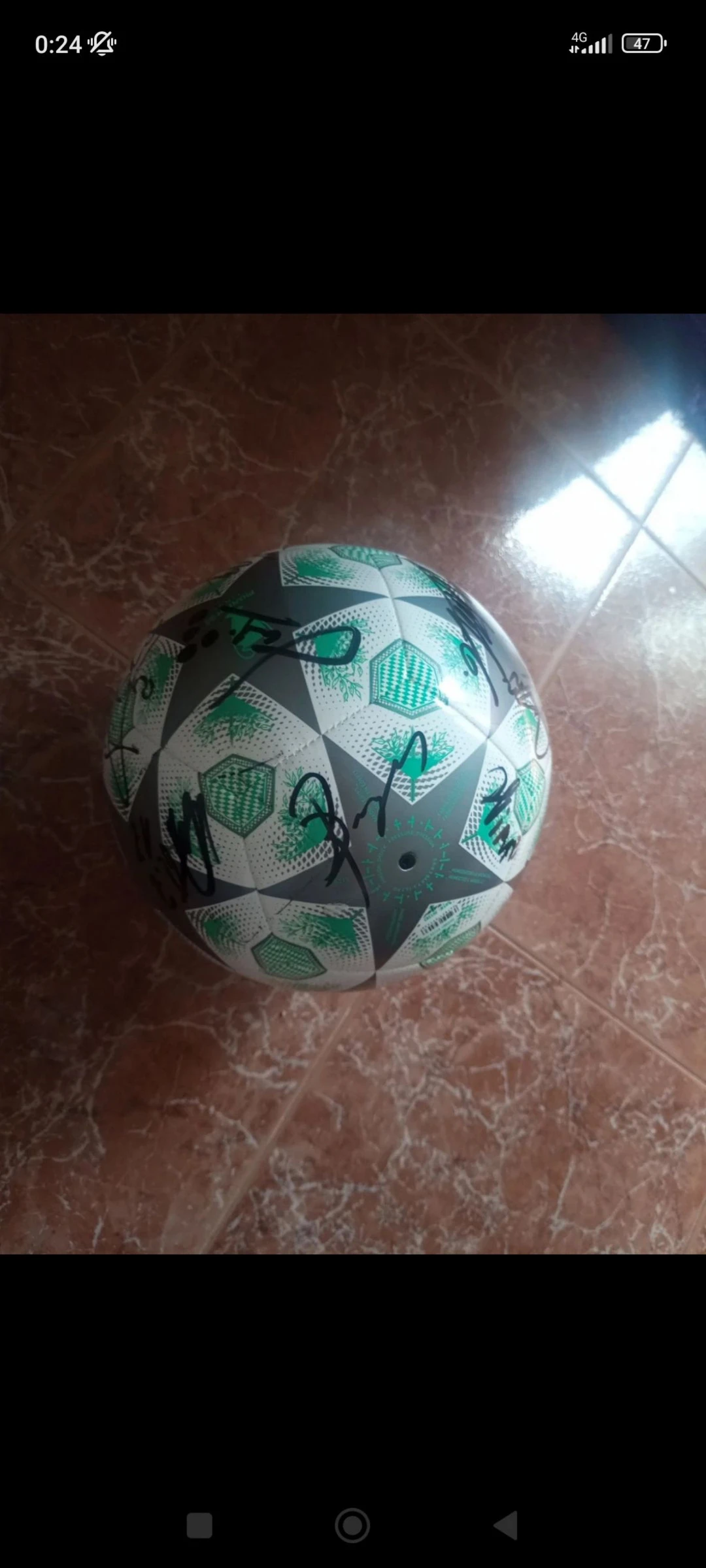 Adidas Champions League Signed Ball Sporting – photo 4